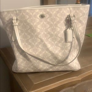 Lavender and white Coach purse!